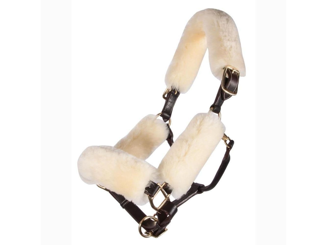 Stephens Sheepskin Halter Set