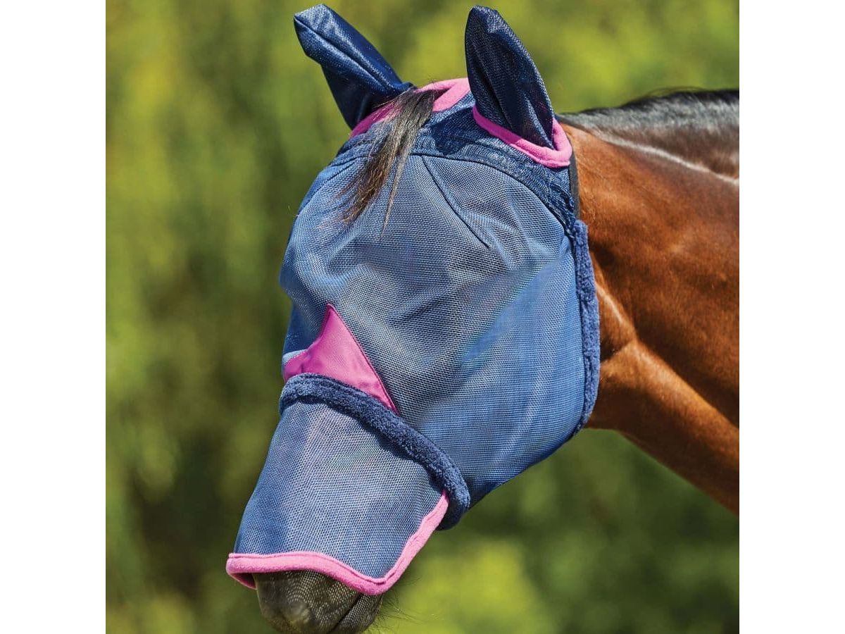 Weatherbeeta Comfitec Deluxe Durable Mesh Mask With Ears & Nose