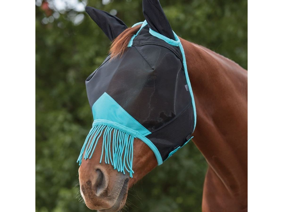 Weatherbeeta Comfitec Deluxe Fine Mesh Mask With Ears & Tassels