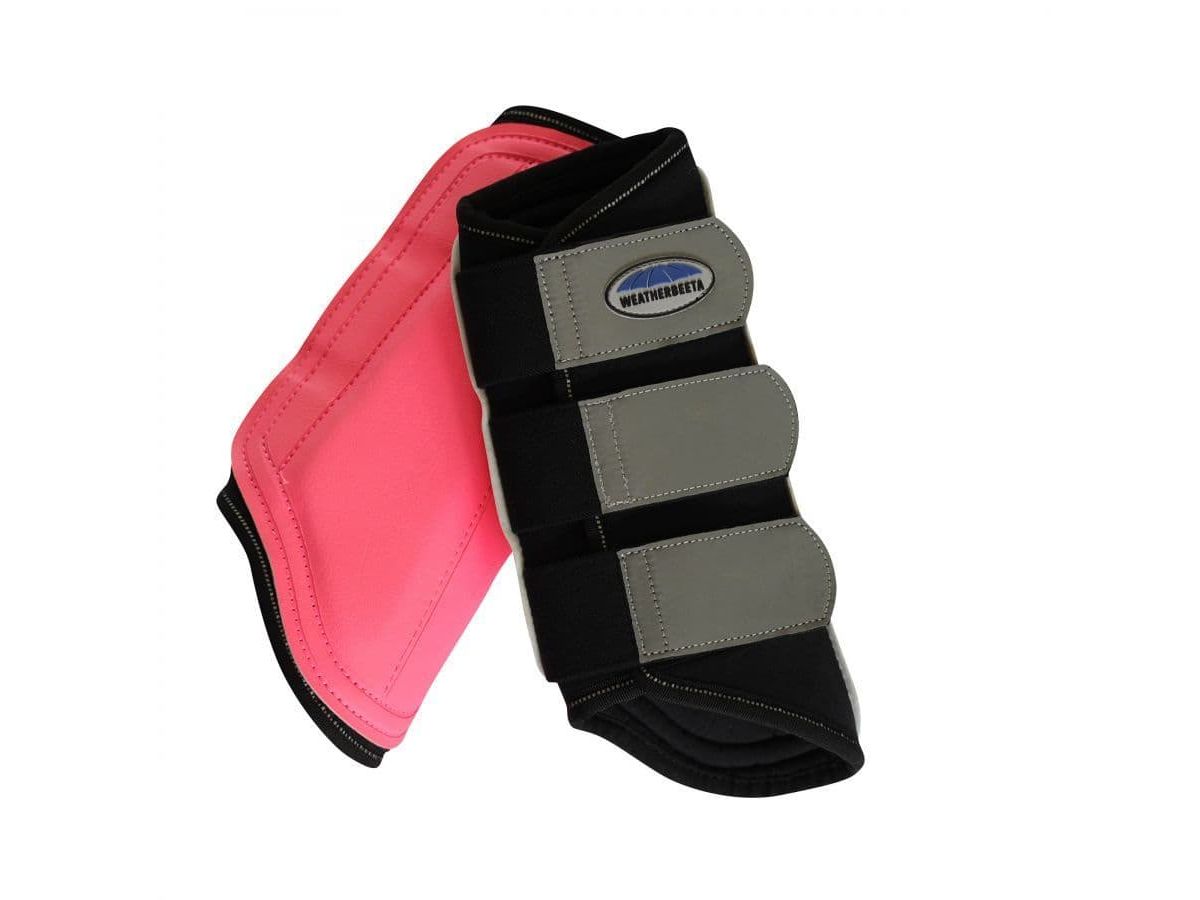 Weatherbeeta Reflective Single Lock Brushing Boots