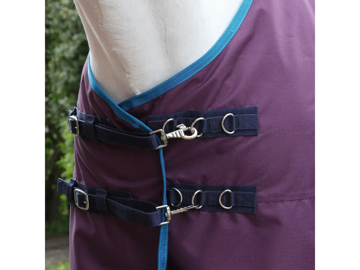 Whitaker W-Horse 0g Turnout Rug Limited Edition - Plum